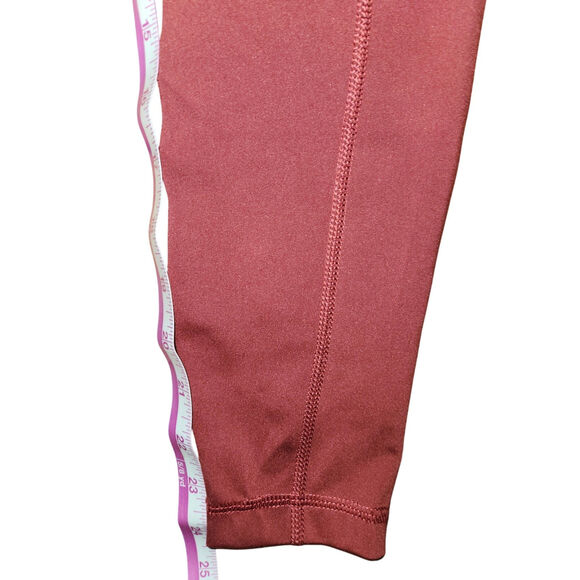 Yogalicious Lux Red Cropped Leggings Size Pockets‎ Size Small - Picture 8 of 8